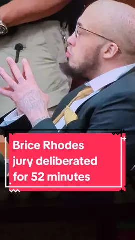The jury deliberated for 52 minutes #bricerhodes #bricereacts #verdict #court #new #life 