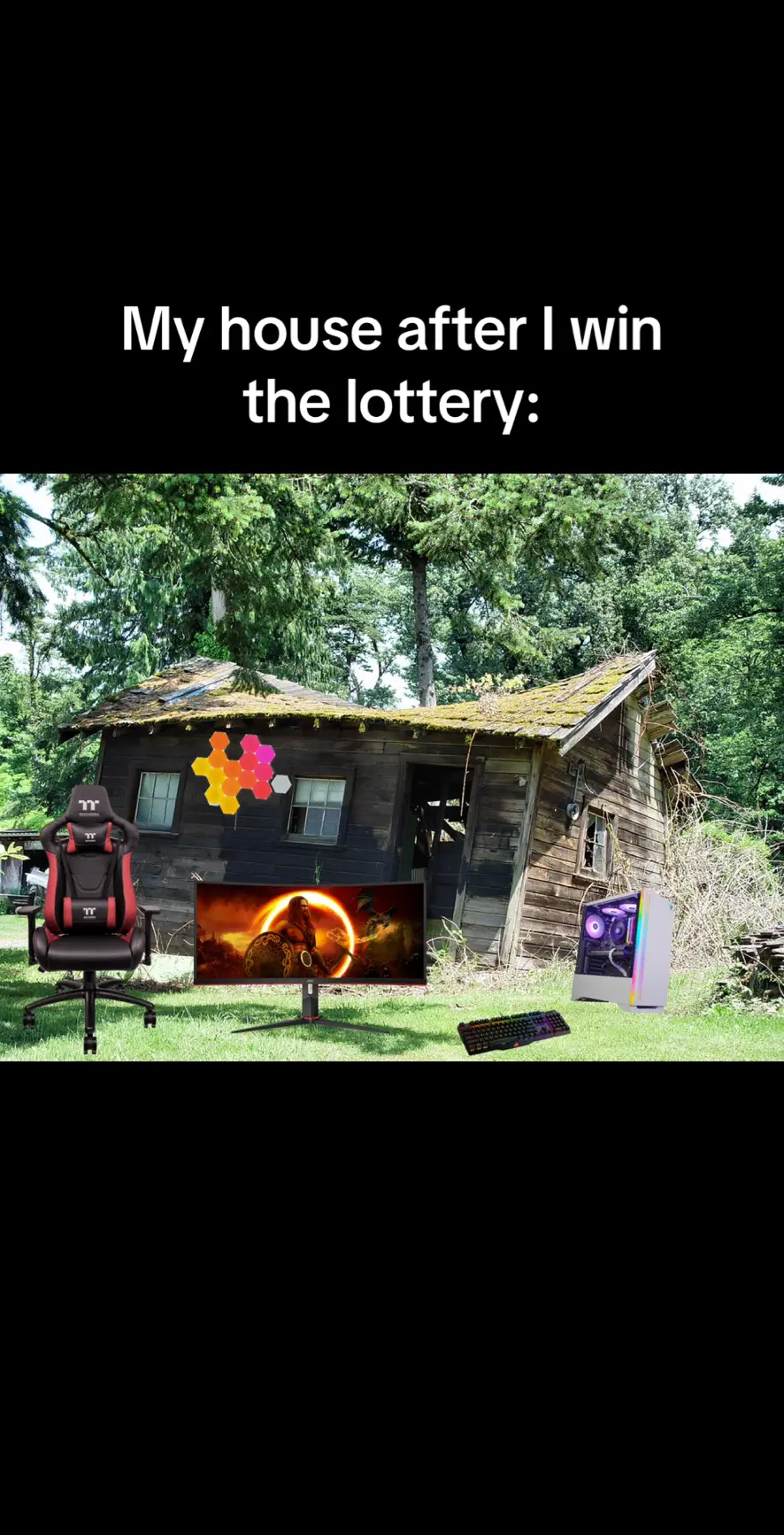 My house before i win the lottery #pc #gamingpc #pcgaming #pcgamingsetup #GamingSetup 