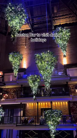 Clink located at The Liberty Hotel in Boston! #Foodie #bostonfoodies #bostonbar #christmasbar #newengland #newenglandfood #christmastree #upsidedowntree #foryou 