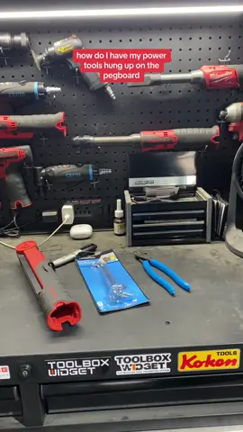 How i hang my power tools #tools #requested #mechanic #fyp #featured #power #awesome #innovative #vid