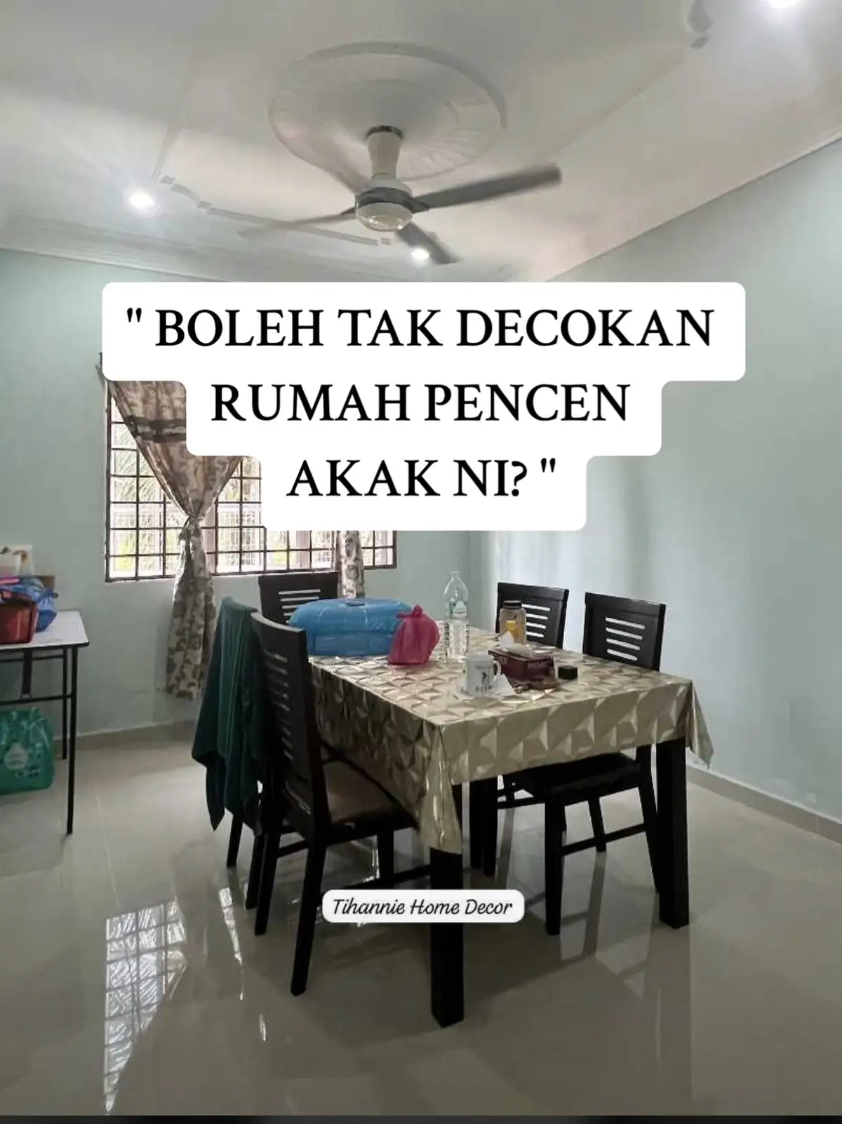 Rumah deco style lama , kita moden kan . Tihannie Home Decor boleh bantu❤️ Site : LEKIR , PERAK  #rumahcantik #interiordesign #decorumah #sebelumselepas #fyp 