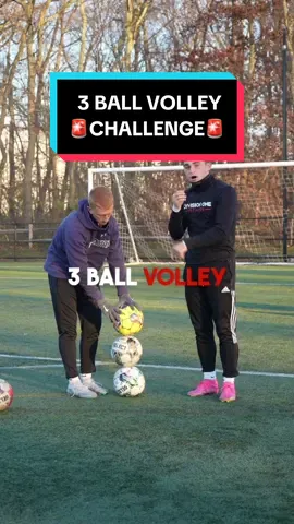 The 3 Ball Volleys never get old 🔥🎯 #football #footy #satisfying #topcorner #collegesoccer 