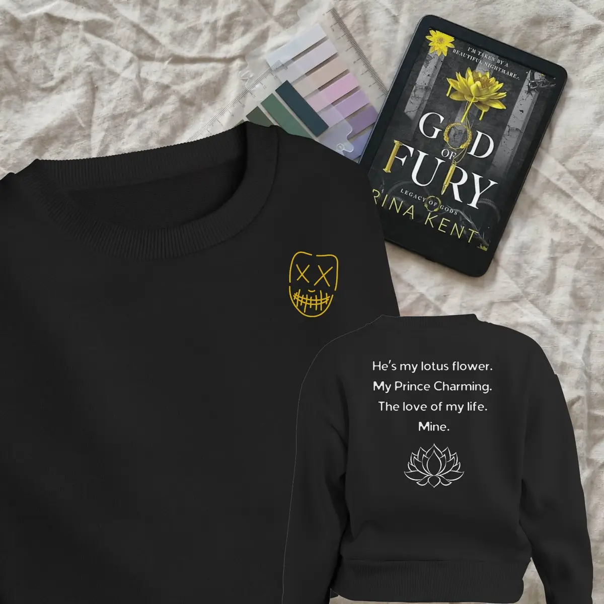 Romance Bookish Things on Etsy (link in my bio as well) 😍 #godoffury #godofmalice #godofwrath #bookishmerch #legacyofgods #rinakent #nikolaisokolov #brandonking #jeremyvolkov #killiancarson 