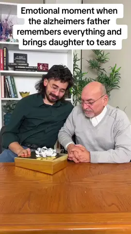 Emotional moment when the alzheimers father remembers everything and brings daughter to tears