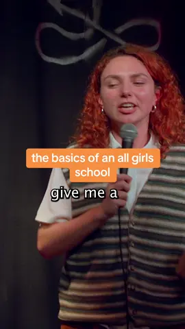 It really is this simple ◡̈ #comedy #standupcomedy #comedyclub #allgirlsschool #allgirlschool 