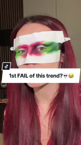 Is this about to be the first fail of this trend 💀😂 #fyp #mua 