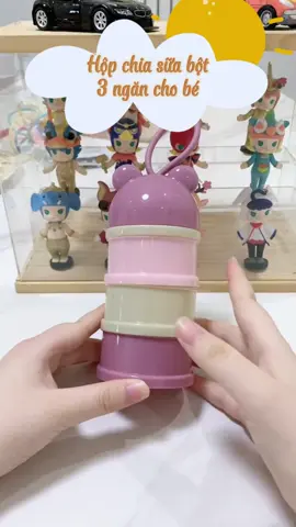 Hộp chia cháo sữa 3 ngăn cho bé có quai xách rất tiện lợi. Mẹ cũng có thể dùng đựng đồ ăn dặm mang theo cho con #hopchiasuachobe #hopdungdoandanang #hopchiasuabot #beandam #viralvideo 