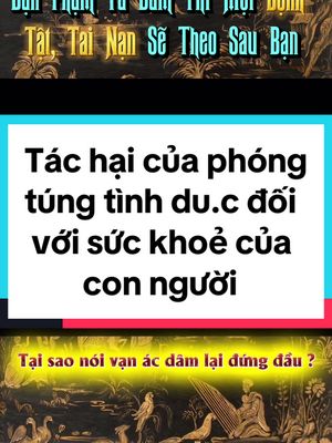 Tác hại của phóng túng tình du.c đối với sức khoẻ con người - thầy Trần Đại Huệ . #nammoadidaphat #adidaphat #phatphapnhiemmau #phatphap #phatgiao #phat #phatphapvadoisong #phatphapvobien #thuongan2019 #suckhoe #tadam #nhanqua #phunu #namgioi #phukhoa #LearnOnTikTok #fyp