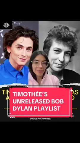 #TimotheeChalamet getting the exclusive #BobDylan ahead of his big role in the upcoming biopic 🤩🤯🎶 [🎥: YT/MTV]