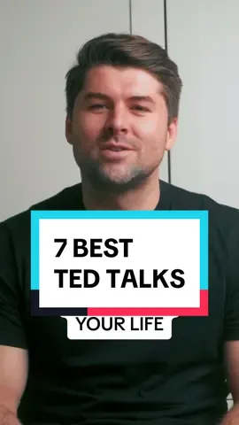 These are 7 TED talks to watch in 7 days, to change your whole life. #tedtalks #inspirations #success #entrepreneur 