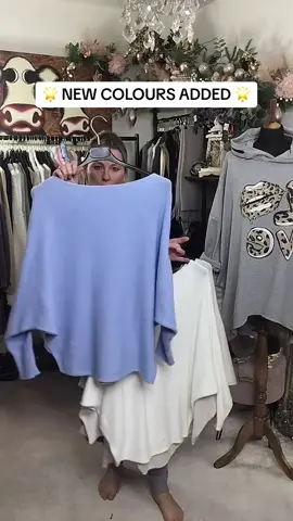 🌟 NEW COLOURS ADDED To the beautiful AURORA soft batwing jumper, one size fits up to size 16 ( small 18 ) #TikTokMadeMeBuyIt #fypuk #festiveseason #womensfashion 