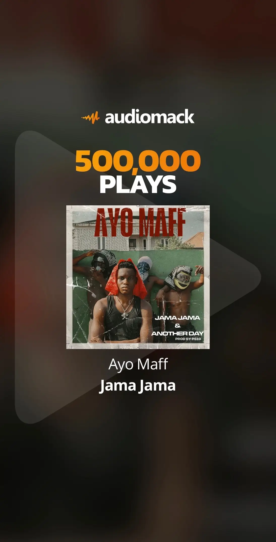 Thank you maffians ❤️🙏🏿 you all are the best lets keep streaming jama jama ❤️  @Ocean Street C  #ayomaff #ayomafffanpage #fyp 