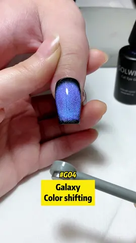 Looks good for the club!#nailpolish #cateyegel #nailartsharing #uvgel #fyp #galaxy 