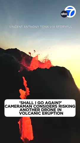 INSANE LAVA SHOT! A #drone pilot who went the extra mile to get “a cool shot” of a #volcaniceruption in #Iceland, melting his gear in the process, recently reposted the epic footage and asked his community if he should try again amid the latest eruption. 🌋📸 #volcano