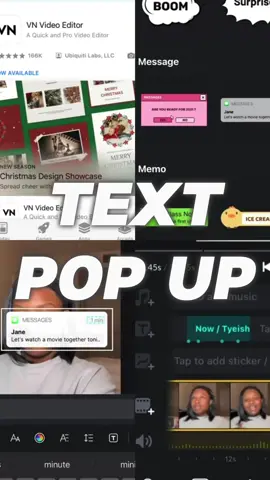 iMesssge pop up notification tutorial 💬 Switching the apps on you today! Lol but they have some cool effects up there.  Welcome to day 18 of the editing courseeeeeee✨❤️ are ya keeping up? See you tomorrow  #messagepopup #textedit #messagenotification #imessageedit #textedit #textpopupedit #editingcourse #editing101 #tyeishashardae 