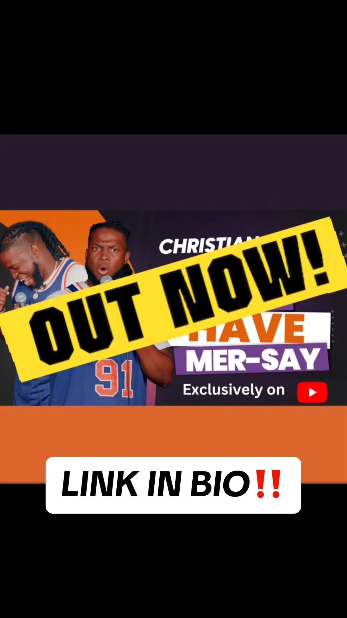 My apologies for the delay but “Lord Have Mer-Say” is OUT NOW on YouTube!!!! LINK IN BIO‼️ #ChristianJohnsonComedy #fy #fyp #foryou #foryoupage #funny #comedy #standup #standupcomedy #comedian 