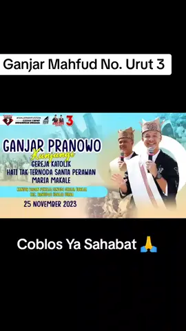 Calon presiden nomor urut 3 Ganjar Pranowo menyatakan siap menjalankan amanah konstitusi berupa jaminan kebebasan beragama dan beribadah jika dipercaya memenangkan Pilpres 2024. Demikian penegasan Ganjar saat mengunjungi Gereja Katolik Hati Tak Ternoda Santa Perawan Maria Makale di Kecamatan Makale, Kabupaten Tana Toraja, Sulawesi Selatan.  #SahabatGanjar #GanjarPranowo #Ganjar #GenerasiGotongRoyong #GanjarPresiden #GanjarUntukSemua #GanjarMahfud2024 #foryou #fyp #viral 