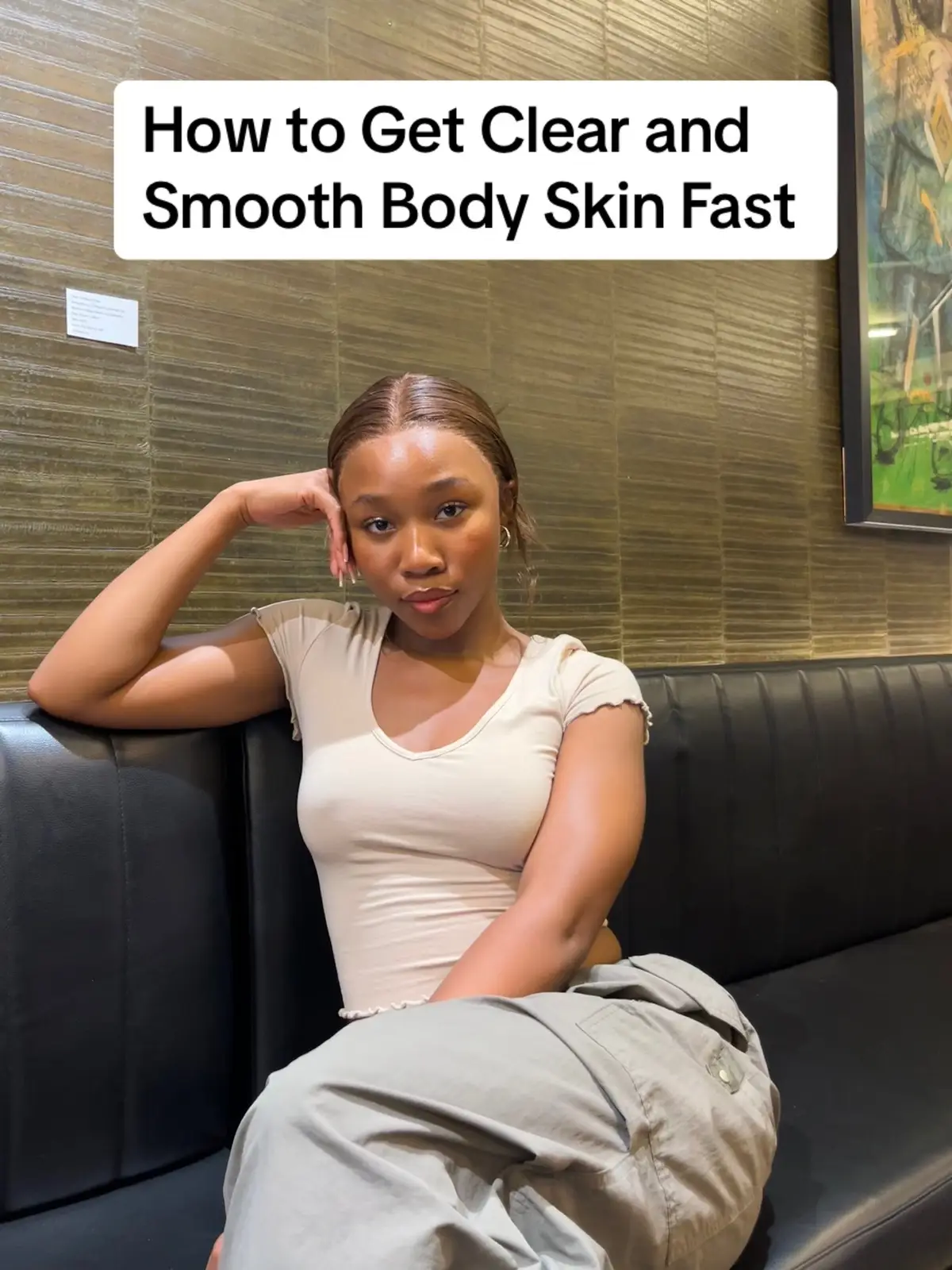 Get Clear and Smooth Skin on your Body Products : 1. Gloves @Dis-Chem  2. @dove bar soap 3. @Standard Beauty body wash  4. @Silki Skincare body scrub and exfoliating tonic 5. Bramly Tissue oil @Vaseline Brand body cream #SAMA28 #fyp #skintok #clearskin #hyperpigmentation #bodyskincare #body 