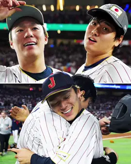 The last time #ShoheiOhtani and  #YoshinobuYamamoto teamed up, they won the #WBC with #Japan 🏆 What's next for the #Dodgers' new duo? (🎥 @MLB)