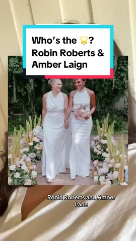 #whosthe🌟 #robinroberts #amberlaign  #celebritycouple #celebritywedding #celebritynews #couplegoals #queerlove #goodmorningamerica #gma #robinrobertsgma #relationshipgoals #lol #fyp #couple #ellynwithay #whosthe🌟 