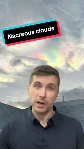 Did you spot these stunning clouds recently? They’re Nacreous clouds! #EduTok #LearnOnTikTok 