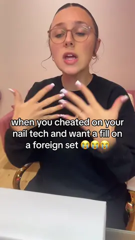 i promise ill never cheat again 😭😭😭 #fyp #nailtech 