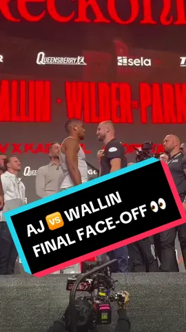 THE FINAL FACE OFF 👊💥 Anthony Joshua 🆚 Otto Wallin #dayofreckoning #boxing #boxingtok #anthonyjoshua #aj #riyadhseason #ottowallin #wallin 