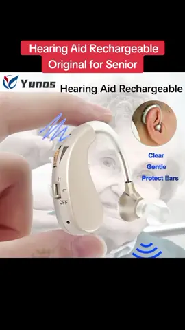 Hearing Aid Rechargeable Original for Senior #hearingaid #recharheableheadset #deaf #deaftiktok #hear #shopinsider #hope #oldpeople 
