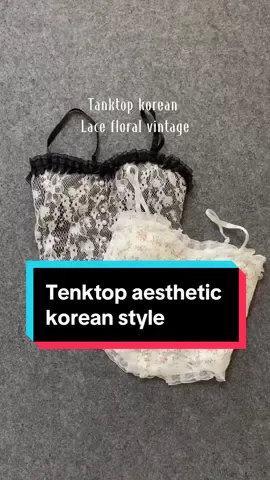 Pake outfit apapun jadi makin cantik kalo tenktop aesthetic iniii ✨💓🧚🏻‍♀️🛍