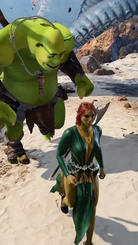Replying to @lizardbabyy I regret making this. 💀 #baldursgate3 #bg3 #shrek #mod 