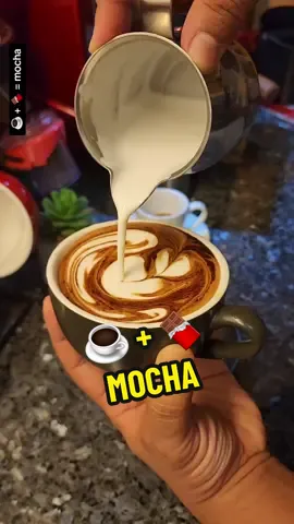 Replying to @needs.wants ☕️ jom me'mocha' kita #tutorial #mocha #coffee  #cortado #chocolate #espresso #davincicoffee #kopi #kopimalam 