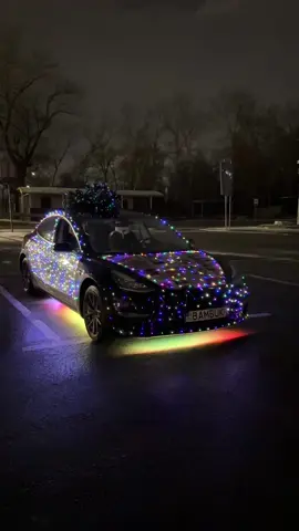 Tesla 3 Limited Christmas Edition 🎄 #tesla #christmas 