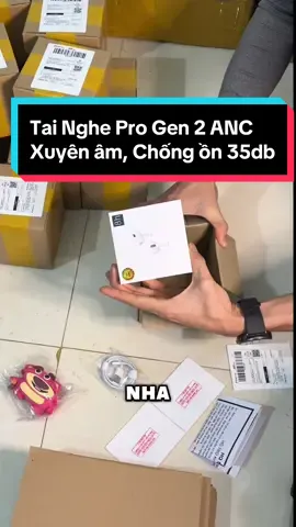 mua tai nghe quá hời mua 1 nhận được 5. Sản phẩm tai nghe pro gen 2 ANC có khản năng xuyên âm, chống ồn 35db rất tốt cho những anh chị em muốn tìm 1 chiếc tai nghe có khản năng chống ồn với mức giá rẻ. Được bảo hành 6 tháng #taingheapprogen2anc #tainghebluetooth #tahongquan  @Quân Huyền Store 
