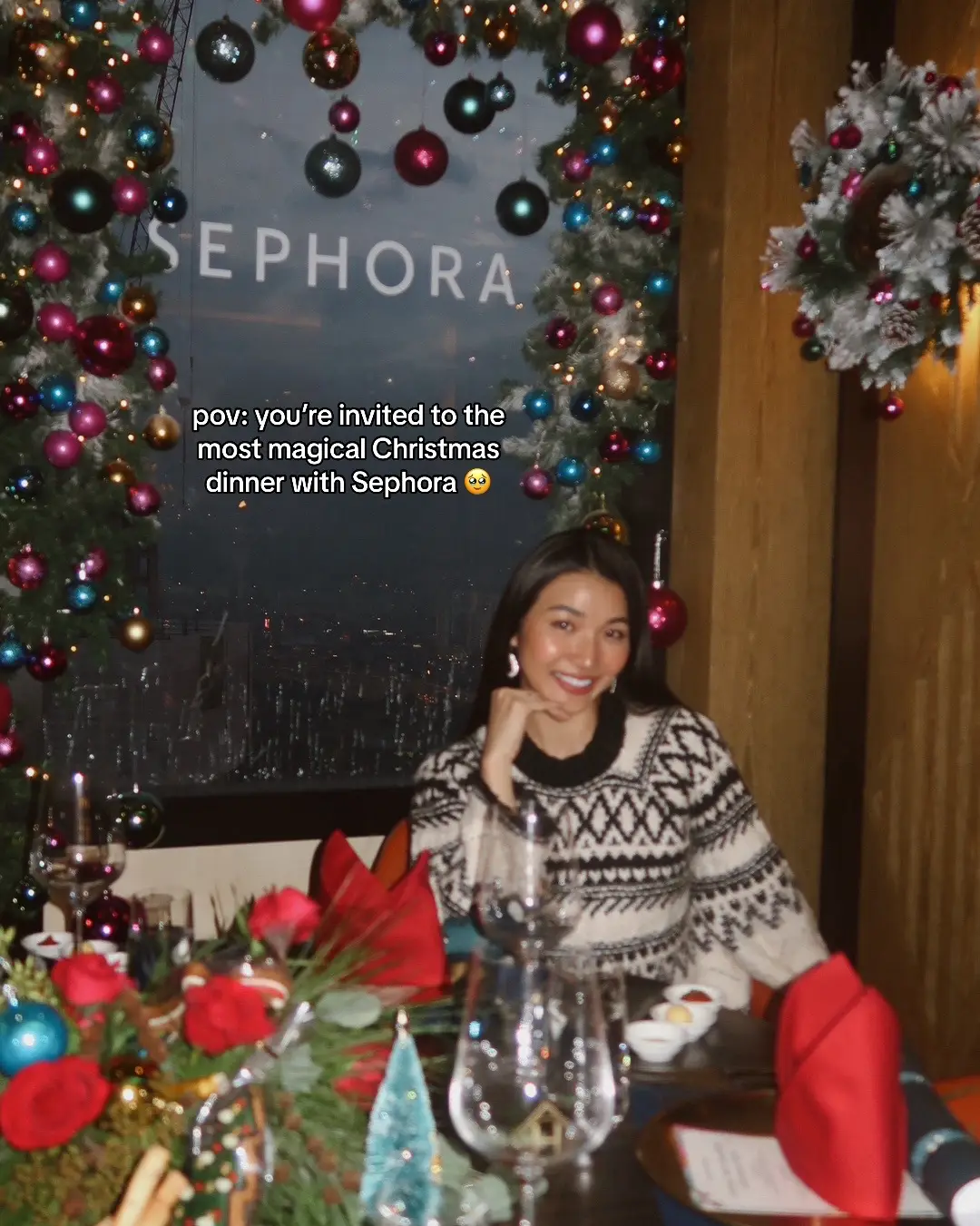 Forever grateful ✨💫. #sephora #sephoramy #christmasdinner 