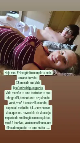 Rafa faz 13 anos  Parabéns vida que seu novo ciclo de vida seja repleto de luz te amo infinitamente,  orgulho da mamãe.... #rafa #13anos #viva #parabens #felizaniversário 