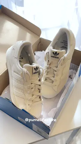 Adidas Superstar Cappuccino White 🍦  Cưng xĩuuuu quá dễ thương lên chân iu chịu gì nổi 😋  Fullsize nữ nhen  #Xmas2023 #xuhuong #trending #authentic #sneakers #foryou #viral #adidas #pumalifestore 