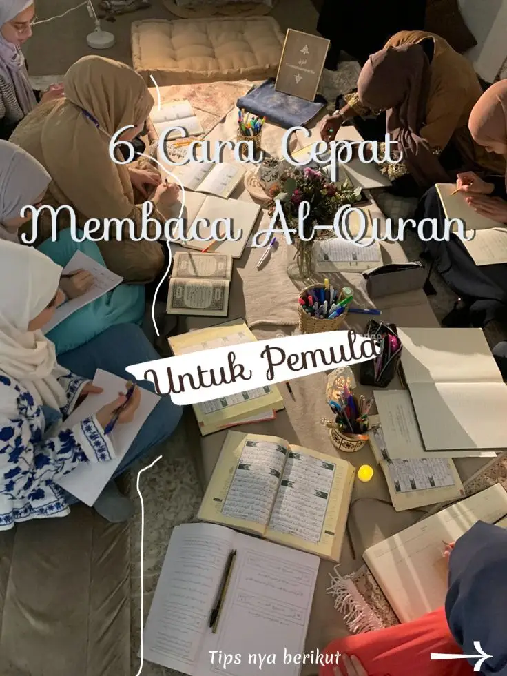 1. Mengenal Huruf Hijaiyah Cara cepat belajar membaca Al-Qur'an yang pertama adalah dengan mengenal huruf hijaiyah yang berjumlah 29 huruf. Huruf hijaiyah sendiri ialah huruf ejaan bahasa arab sebagai bahasa asli Al-Qur'an. 2. Memahami Tanda Baca (Harakat) Cara cepat berlajar membaca Al-Qur'an kedua setelah mempelajari huruf hijaiyah ialah harus mengenal dan mempelajari tanda baca atau harakat di dalam Al-Qur'an. Tanda baca (harakat) ini berfungsi untuk menentukan bagaimana pengucapan huruf hijaiyah di dalam Al-Qur'an. Berbagai tanda baca seperti Fathah, Kasrah, Dammah, Tasydid, dan Sukun wajib kamu pahami. 3. Memahami Tajwid Ilmu tajwid Alquran ini adalah ilmu yang digunakan untuk mengetahui bagaimana membunyikan huruf Al-Qur'an secara baik dan benar. Seperti dibacakan secara mendengung, samar-samar atau jelas. Sederhananya, bacaan tajwid ini bisa dikatakan sebagai Grammarnya dalam Bahasa Inggris. Adapun Grammar dalam Bahasa Arab sendiri antara lain bacaan Idzhar, bacaan Idgham, bacaan Iqlab dan masih banyak yang lainnya. 4. Mulai dari Surah Pendek Cara cepat belajar membaca Al-Qur'an selanjutnya adalah mulai dari surat pendek terlebih dahulu. Jika sudah mulai lancar membaca surat pendek, barulah mulai mencoba dengan surat yang panjang. Selain itu, membaca dengan tartil yaitu pelan tapi pasti bisa membuat lebih cepat pandai. Selalu berlatih dengan memperhatikan benar panjang pendeknya bacaan yang sedang dibaca. 5. Cari Guru Mengaji Cara cepat belajar membaca Al-Qur'an yang efektif tentunya dengan mencari guru mengaji. Dengan adanya guru mengaji, tentu akan lebih mudah memahami berbagai macam pemahaman dalam Al-Qur'an. Carilah ustad atau ustadzah untuk membimbing dan mendampingi dalam proses belajar mengaji. Dengan adanya ustad atau ustadzah akan sangat membantu untuk belajar membaca Al-Qur’an secara terbimbing. 6. Belajar dari Sumber Terpercaya Jika terasa kesulitan mencari guru pendamping, bisa juga mengikuti cara cepat belajar membaca Al-Qur'an dari sumber tepercaya. Sumber tepercaya di sini maksudnya adalah sumber buku, video, dan lain-lain. Jika ingin belajar Al-Qur'an secara otodidak atau mandiri sebenarnya sangat memungkinkan, karena sekarang sudah banyak panduan membaca Al-Qur'an misal dari video belajar ataupun dari youtube. Permasalahan utama belajar Al-Qur'an otodidak adalah tidak ada yang mengkoreksi jika bacaan salah. Itulah beberapa cara cepat membaca Al-Qur'an untuk pemula yang bisa diterapkan, semoga bermanfaat. yang mau belajar mengaji bisa belajar dan tanya² disini @Belajar Ngaji Terimakasih 🙏 ##​BelajardiLemon8 #​belajar #​belajarngaji #​mengaji #​mengajialquran #Lemon8  #belajarngajionline #belajarngajibareng #belajarngajiditiktok #belajarngajiyuk #belajarngaji #fyp 