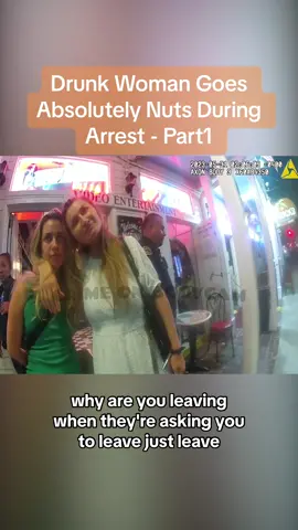 Part1: Drunk Woman Goes Absolutely Nuts During Arrest #cops #police #copsoftiktok #policeofficer #fpy #foryoupage #crime 