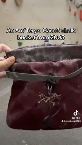 My buddy thrifted me a chalk bag 🥲 @Arc’teryx #bouldering #christmasgift #climbing 
