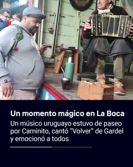 Cantó una canción de Gardel y emocionó a todos El músico uruguayo Cristian Medina Sánchez estuvo de visita por el país y protagonizó un momento mágico en La Boca. Las imágenes tienen unos meses, pero en los últimos días aparecieron en las redes y se volvieron virales. Imágenes: YouTube Cristian Medina Sánchez #viral #tendencias #musica #tango #argentina #laboca #turismo #caminito #carlosgardel #todonoticias #tn