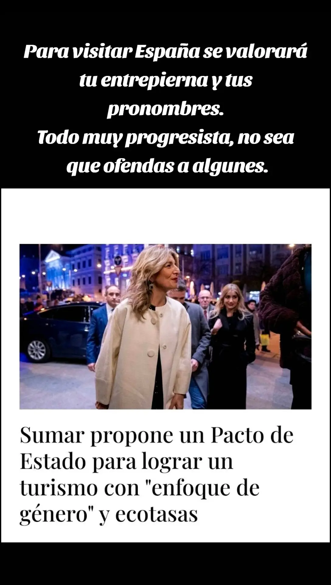 #sumar #progresismoabsurdo #identidaddegenero #noticiasabsurdas #🇪🇸 #lohasvisto? 