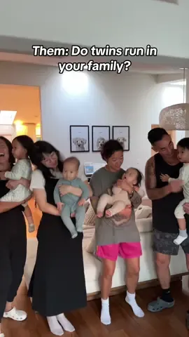 One of the most common questions we get as parents to 2 sets of twins is whether twins run in our family: Multiple sets of twins actually run on both the maternal and paternal sides of my family including my fraternal twin cousins in this vid.  Do you know any twins or have any in your family? Tag them 🩷 #stirandstyle #nationaltwinday #twins #twinning #doubletwins #fraternaltwins #family