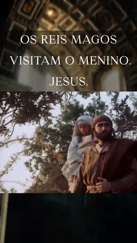 Os Reis Magos visitam o menino Jesus. • Depois que Jesus nasceu em Belém da Judeia, nos dias do rei Herodes, magos vindos do oriente chegaram a Jerusalém e perguntaram: 