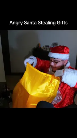 Merry Christmas Everyone ❤️ #santaclause #badsanta #angrysanta #funny #costume #merrychristmas 