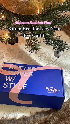 Amazon Find:  The perfect pair of kitten heels for your nightout New Years Eve. The perfect amount of  sparkle and comfort for a classic look as you countdown the start of 2024 #newyearseveoutfit #newyearseveshoes #kittenheelshoes #kittenheelsoutfit #dreamsolesshoes #amazonfashion #amazoninfluencer #ugccontentcreator #ugccommunity 