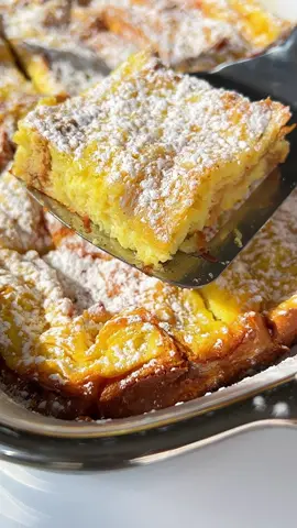 French Toast Casserole (with sweet bread, pandoro or panettone)  https://themodernnonna.com/french-toast-casserole/