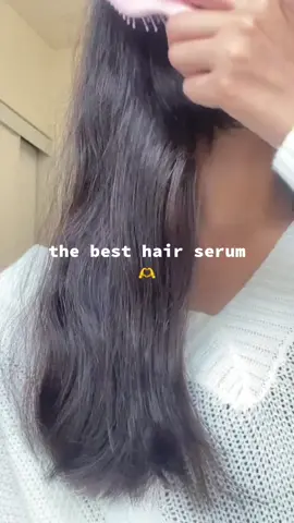 Perfect hair serum especially for cold weatherrr #fyp #foryoupage #fypシ #hair #haircare #hairserum #hairtips 
