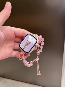 Crystal Breaded Strap for iWatch Link di Bio NO 11😍 #watch #gelang #fyp 