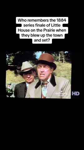 After the town of Walnut Grove is blown up, the Church and the Ingalls/Carter place are the only two things that remain intact. #littlehouseontheprairie #michaellandon #karengrassle #melissagilbert 