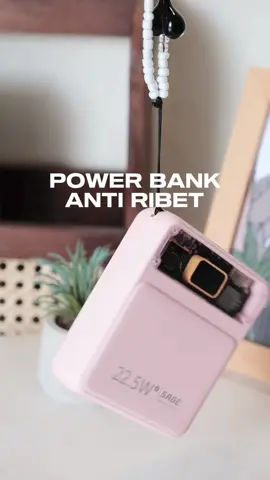 Udah ga perlu ribet bawa2 kabel lagi kalo udah pake powerbank yg ini 😆✨ @SAGE STORE ID #powerbank #powerbankmini #powerbankviral #powebankfastcharging #powerbanklucu 